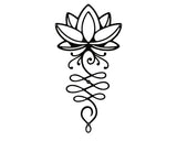 Unalome Lotus Metal Wall Art, Lotus Flower Art, Lotus Wall Decor, Flower Wall Art for Aesthetic Room Decor, Housewarming Gift