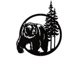 Metal Bear Art, Bear Wall Art, Bear Decor, Animal Wall Decor, Wildlife Animal Wall Art, Metal Wall Art for Decoration, Animal Lover Gift