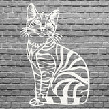 Metal Cat Wall Art, Metal Cat Wall Hangings, Above Bed Cute Animal Wall Decor, Metal Wall Decor, Cat Lover Gift