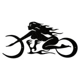 Chopper Girl Metal Wall Art, Bike Racing Wall Art, Livingroom Metal Wall Hangings, Garage Decor, Gift For Women