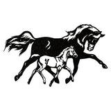 Horse Wall Art, Horse And Foal Metal Wall Art, Animal Metal Wall Hangings, Farmhouse Horse Wall Decor, Horse Lover Gift