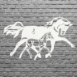 Horse Wall Art, Horse And Foal Metal Wall Art, Animal Metal Wall Hangings, Farmhouse Horse Wall Decor, Horse Lover Gift