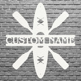Paddle Board Custom Metal Wall Art, Wall Decoration, Nautical Wall Art, Metal Art Wall Decor, Lake House Decor, Metal Artwork