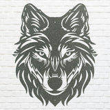 Wolf Metal Wall Art, Wall Decoration, Animal Wall Art, Metal Art Wall Decor, Farmhouse Wall Art, Metal Artwork, Animal Lovers Gift