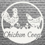 Chicken Coop Metal Wall Art, Chicken Wall Art, Bird Wall Art for Farmhouse Decor, Chicken Art, Metal Wall Decor, Chicken Gift
