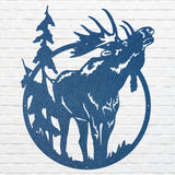 Moose Wall Art, Wildlife Moose Decor, Metal Animal Wall Art, Nature Wall Art, Animal Wall Decor, Animal Lover Gift