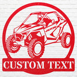 Off Road UTV Wall Art, Custom Text Garage Sign, Laser Cut Metal Sign, Car Art For Workshop, Metal Name Sign, Car Guy Gifts
