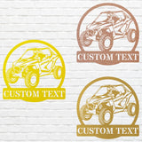 Off Road UTV Wall Art, Custom Text Garage Sign, Laser Cut Metal Sign, Car Art For Workshop, Metal Name Sign, Car Guy Gifts
