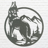 Wolf Wall Art, Metal Wall Art, Wolf Art, Wildlife Animal Wall Art, Wolf Decor, Nature Wall Art, Animal Wall Decor, Housewarming Gift