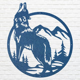Wolf Wall Art, Metal Wall Art, Wolf Art, Wildlife Animal Wall Art, Wolf Decor, Nature Wall Art, Animal Wall Decor, Housewarming Gift