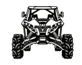 UTV Wall Art, Off Road Car Art, Laser Cut Metal Sign, Workshop Wall Sign, Metal Car Silhouette, Garage Wall Decor