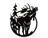 Moose Wall Art, Wildlife Moose Decor, Metal Animal Wall Art, Nature Wall Art, Animal Wall Decor, Animal Lover Gift