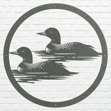 Loon Metal Wall Art, Loon in Water Metal Wall Decor, Bird Wall Art, Metal Loon Unique Home Decor, Bird Lover Gift