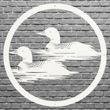 Loon Metal Wall Art, Loon in Water Metal Wall Decor, Bird Wall Art, Metal Loon Unique Home Decor, Bird Lover Gift