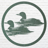 Loon Metal Wall Art, Loon in Water Metal Wall Decor, Bird Wall Art, Metal Loon Unique Home Decor, Bird Lover Gift