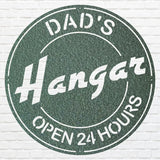 Father Wall Art, Round Dad Hungar Wall Art, Outdoor Modern Metal Art, Metal Wall Art Decor, Wall Decoration, Metal Sign Wall Art