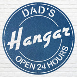 Father Wall Art, Round Dad Hungar Wall Art, Outdoor Modern Metal Art, Metal Wall Art Decor, Wall Decoration, Metal Sign Wall Art