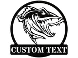 Walleye Hunter Walleye Hunter Wall Art, Custom Fish Art, Hunting Shark Wall Art, Walleye Fishing Sign, Personalized Hunter Decor