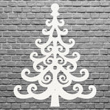 Metal Christmas Tree Art, Holiday Wall Art, Christmas Tree Decor, Metal Wall Hanging, Christmas Wall Decor, Laser Cut Metal Sign