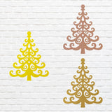 Metal Christmas Tree Art, Holiday Wall Art, Christmas Tree Decor, Metal Wall Hanging, Christmas Wall Decor, Laser Cut Metal Sign