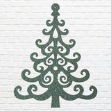 Metal Christmas Tree Art, Holiday Wall Art, Christmas Tree Decor, Metal Wall Hanging, Christmas Wall Decor, Laser Cut Metal Sign