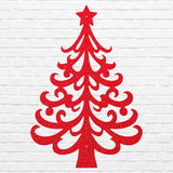 Christmas Tree Metal Wall Art, Holiday Wall Art, Christmas Tree Decor, Metal Wall Hanging, Christmas Wall Decor, Laser Cut Metal Sign