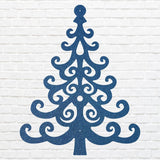 Metal Christmas Tree Art, Holiday Wall Art, Christmas Tree Decor, Metal Wall Hanging, Christmas Wall Decor, Laser Cut Metal Sign