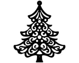 Christmas Tree Metal Art, Holiday Wall Art, Christmas Tree Decor, Metal Wall Hanging, Christmas Wall Decor, Laser Cut Metal Sign